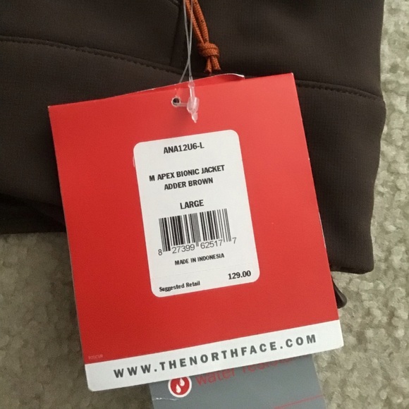 Brand NWT North Face Apex Bionic Jacket. - Picture 2 of 3